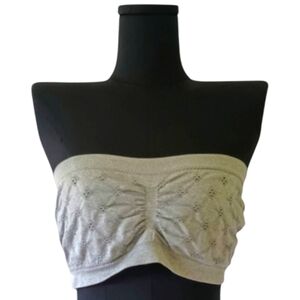 Pure Beauty Heather Gray Sports Tube Bra